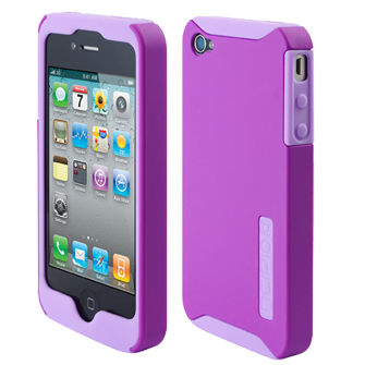 iPhone 4/4S Incipio Double Covers - Silicone and Hard Cover - Purple