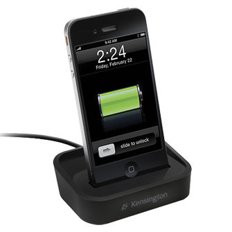 iPhone 4/4S Kensington Desktop Charger w/Wall Charger