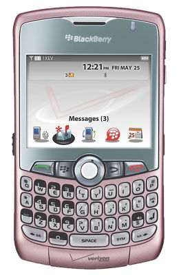BlackBerry Curve 8330 smartphone in Pink Support