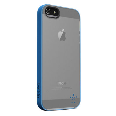 Belkin Grip Candy High Gloss Silicone Cover - Blue/Smoke