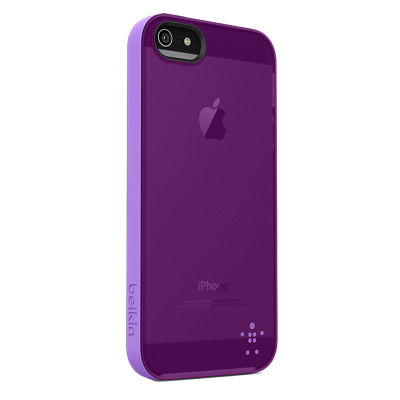 Belkin Grip Candy High Gloss Silicone Cover - Purple