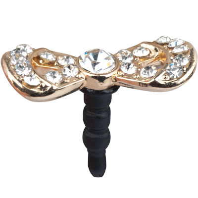 MiButton MiJack Phone Jack Bow - Gold