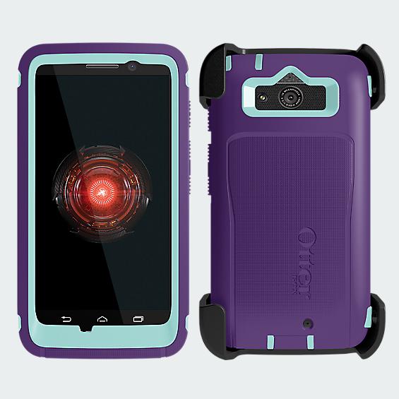 OtterBox Defender Droid Mini - Purple with Blue - Black