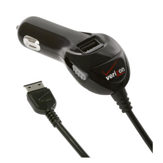 S20-Pin Dual Vehicle Power Charger w/USB Port Picture