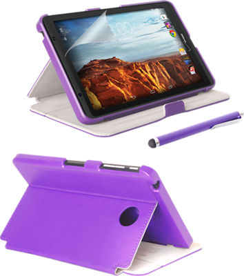 Folio Case, Screen protector and Stylus Pen Bundle for Ellipsis 8